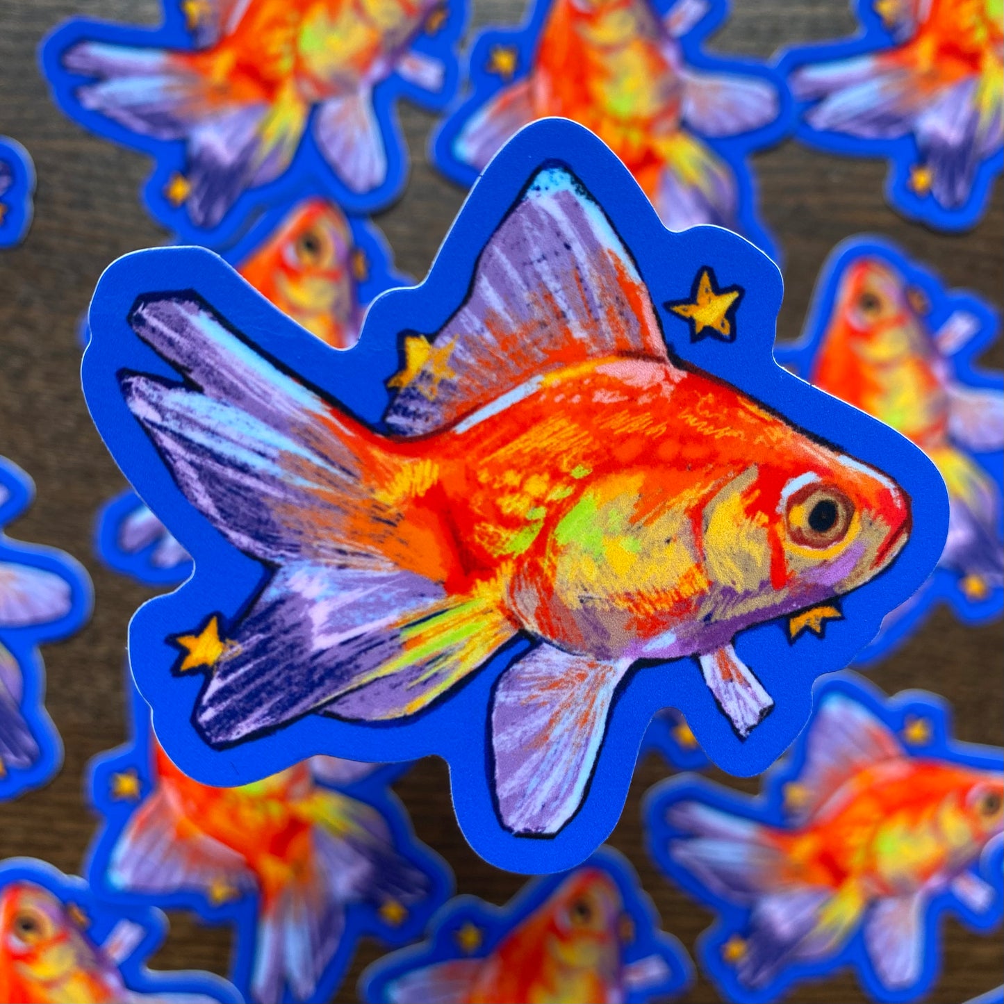 “Goldiefish” Vinyl Sticker