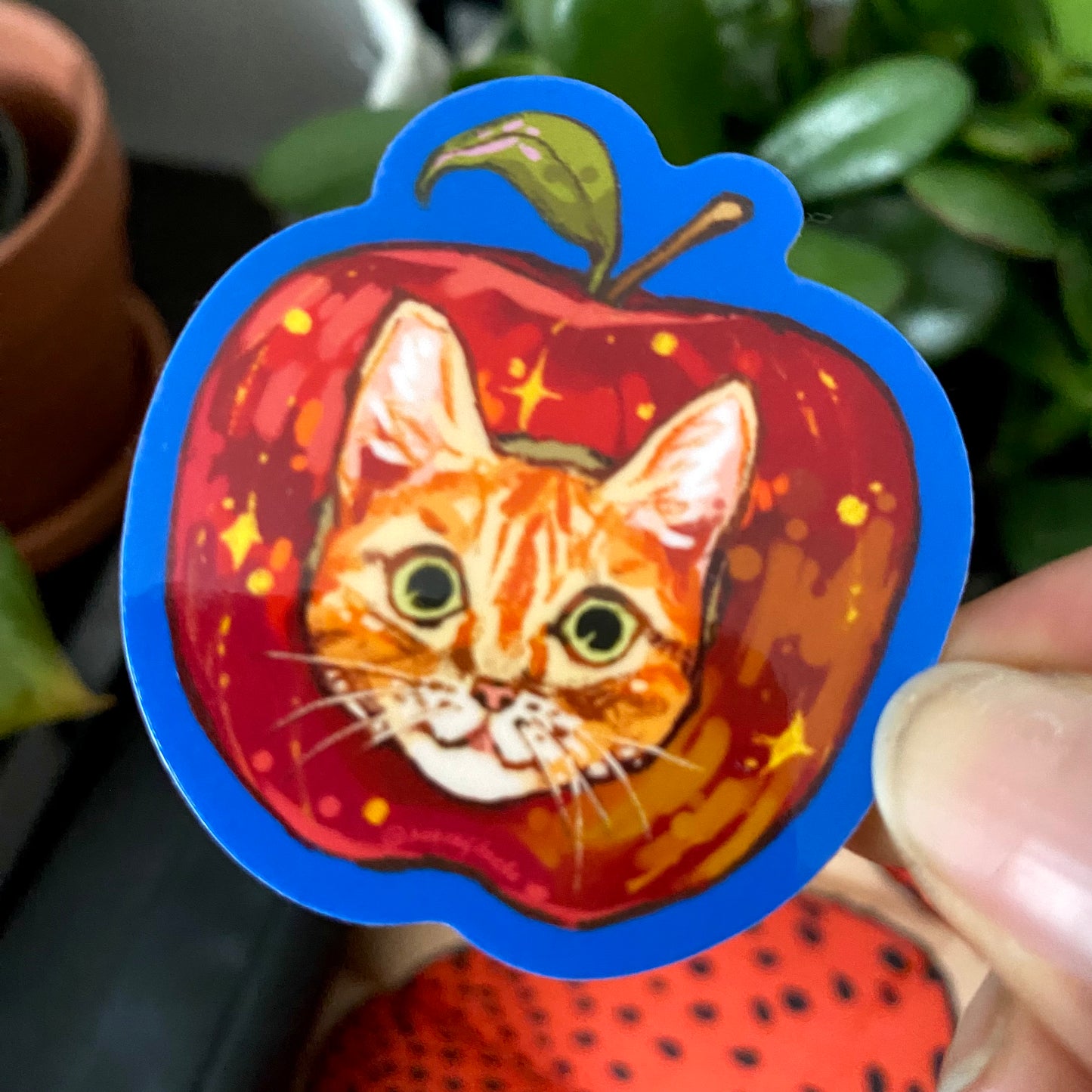 "Catapple" Vinyl Sticker