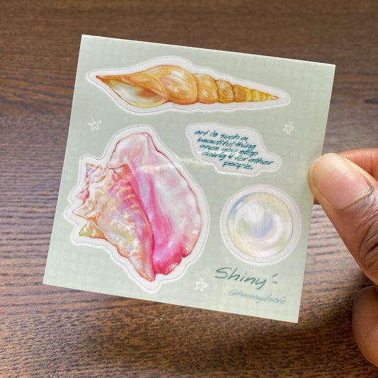 "SHINY" Vinyl Sticker Sheet