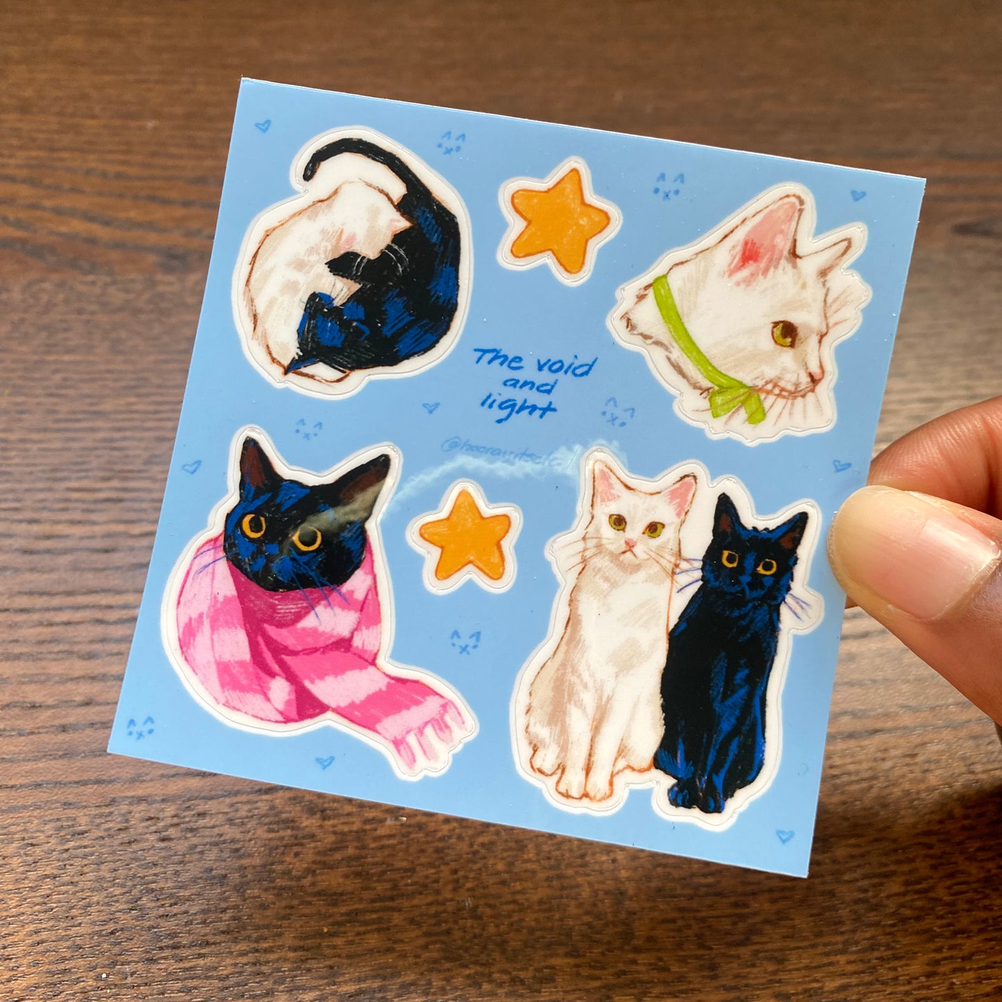 “The Void and Light” Vinyl Sticker Sheet