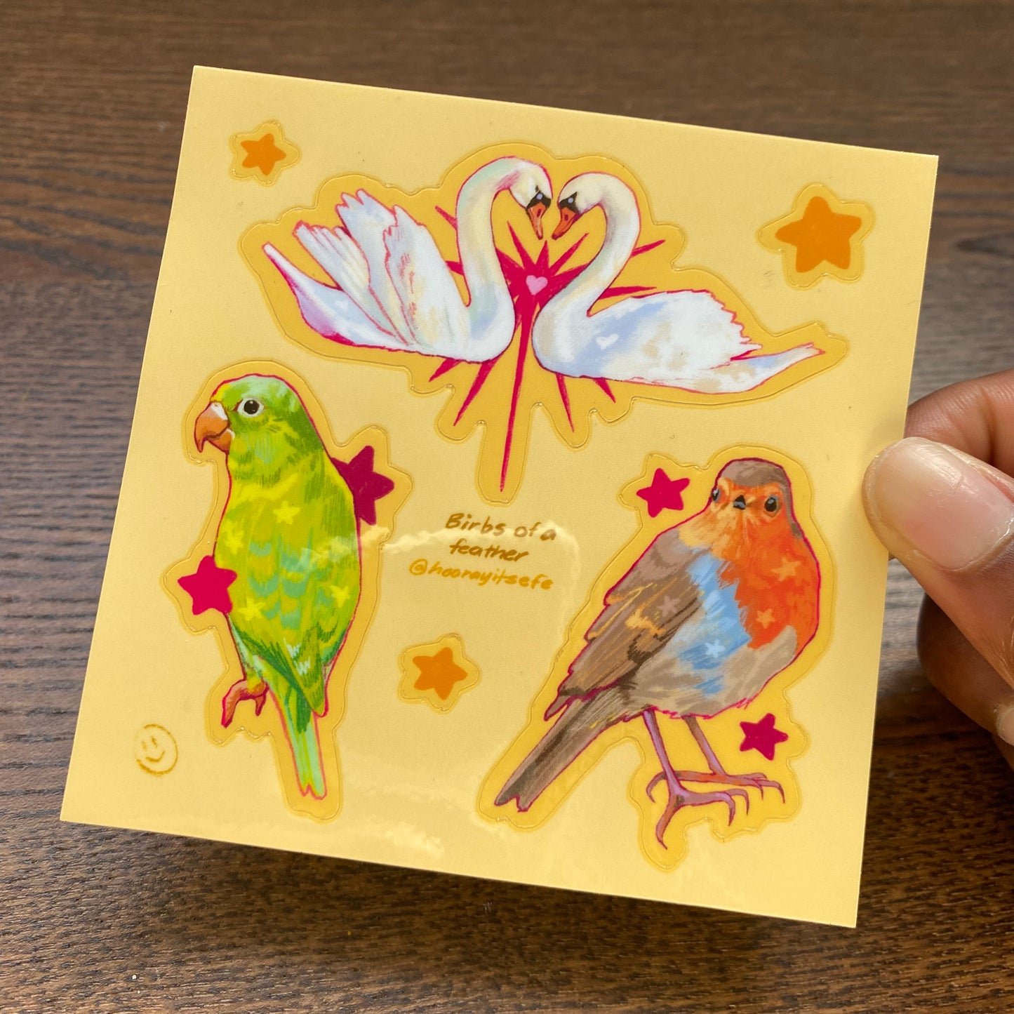 "Birbs of a Feather" Vinyl Sticker Sheet