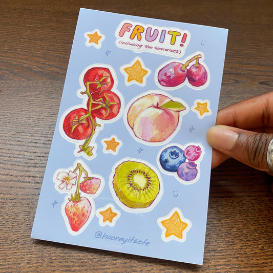 “Fruit!” Vinyl Sticker Sheet