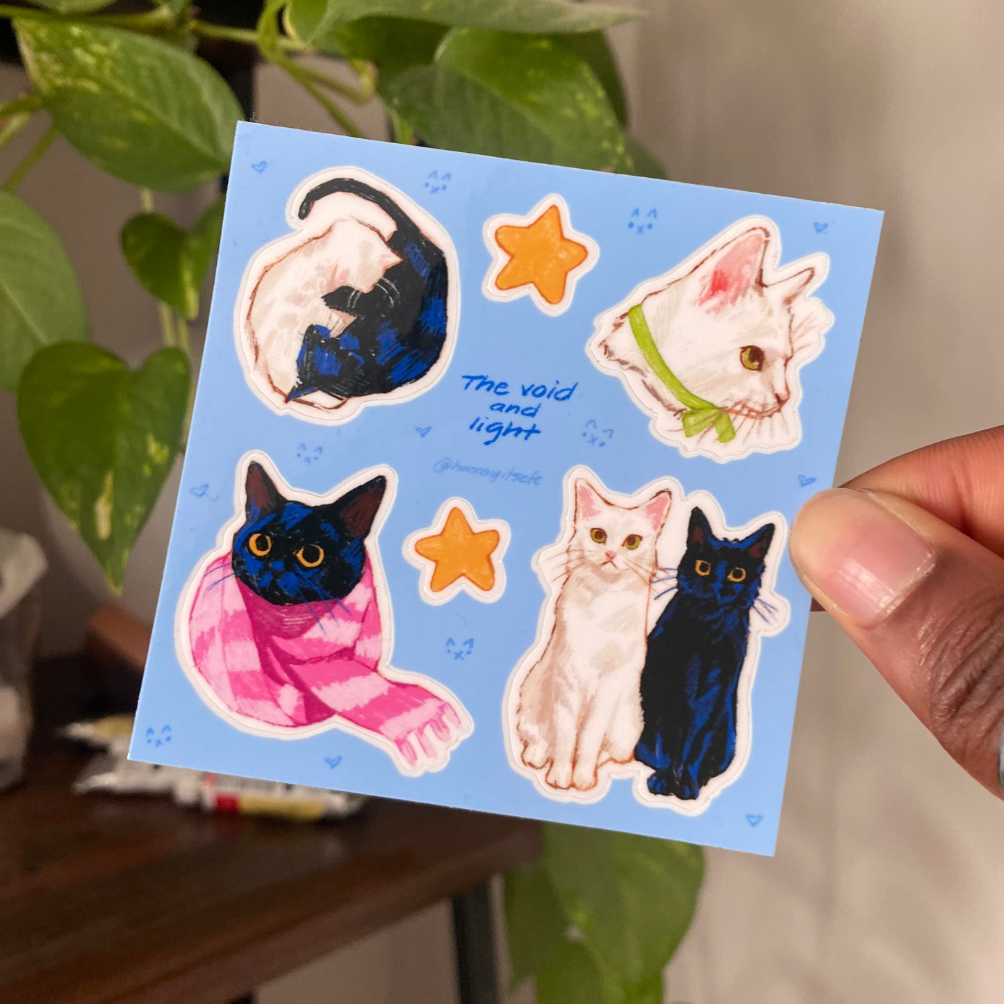 “The Void and Light” Vinyl Sticker Sheet