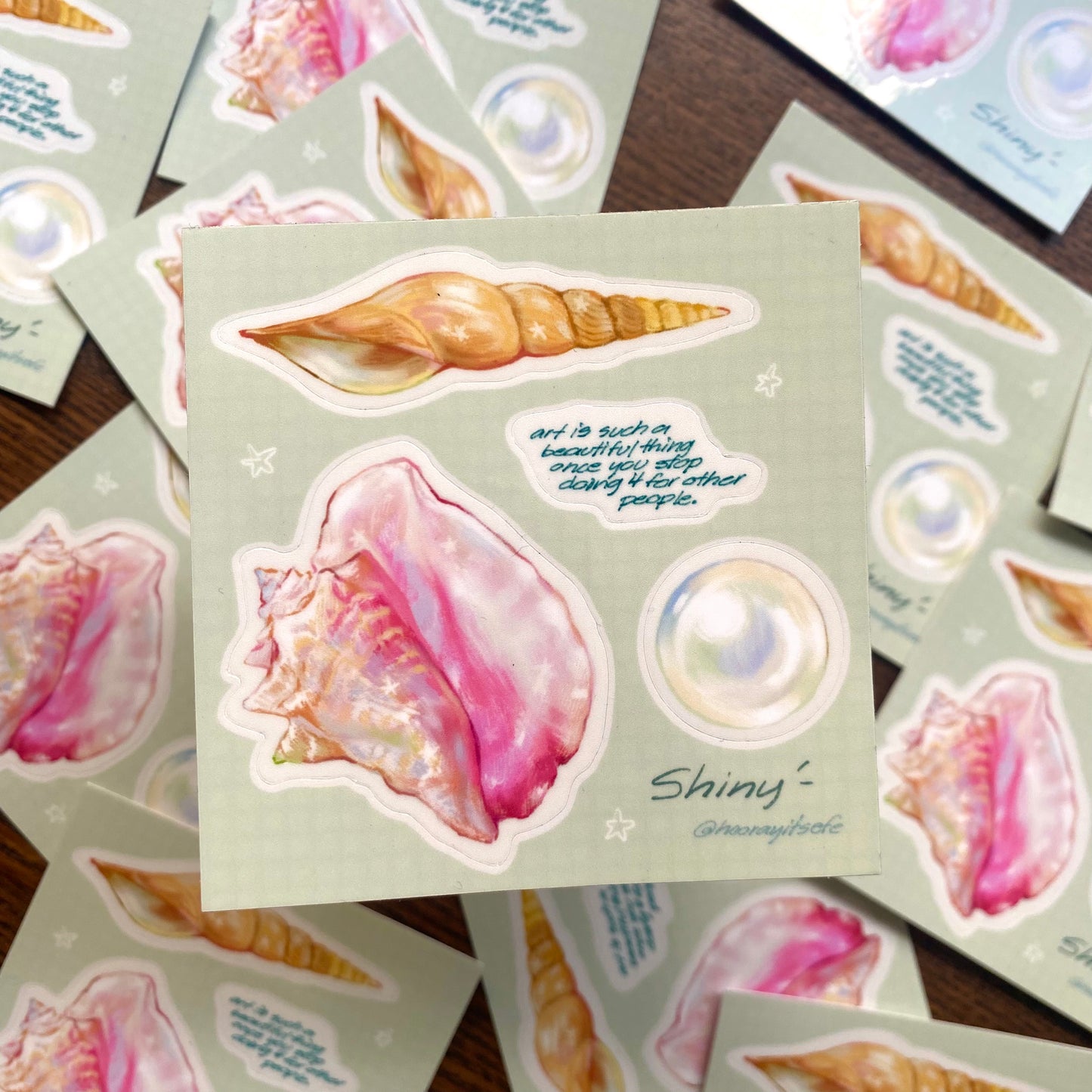 "SHINY" Vinyl Sticker Sheet