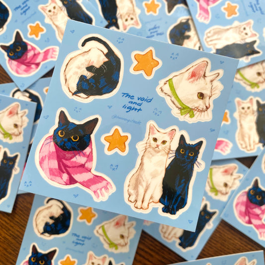 “The Void and Light” Vinyl Sticker Sheet