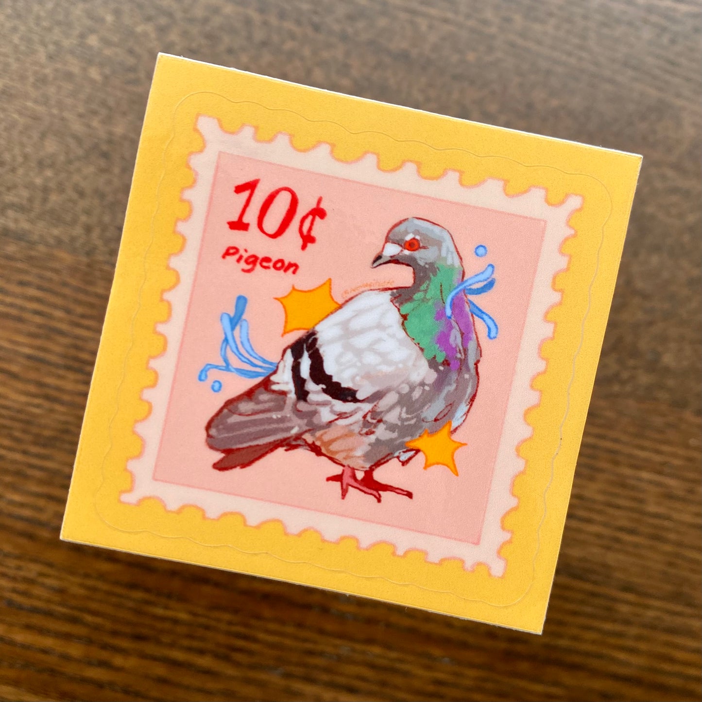 "Pigeon Mail" Kiss Cut Vinyl Sticker