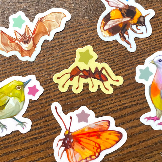 "Pollinator Power" Vinyl Sticker Pack