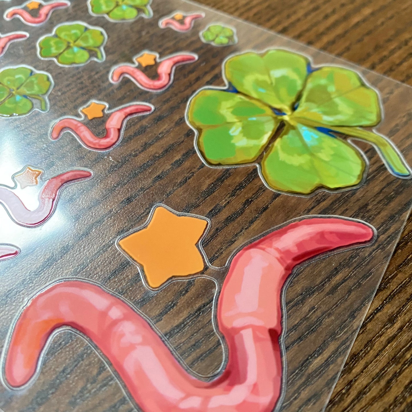 "Worms n Clovers" Planner Stickers