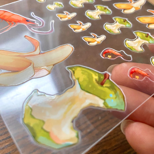 "I Like to Eat x3" Planner Stickers