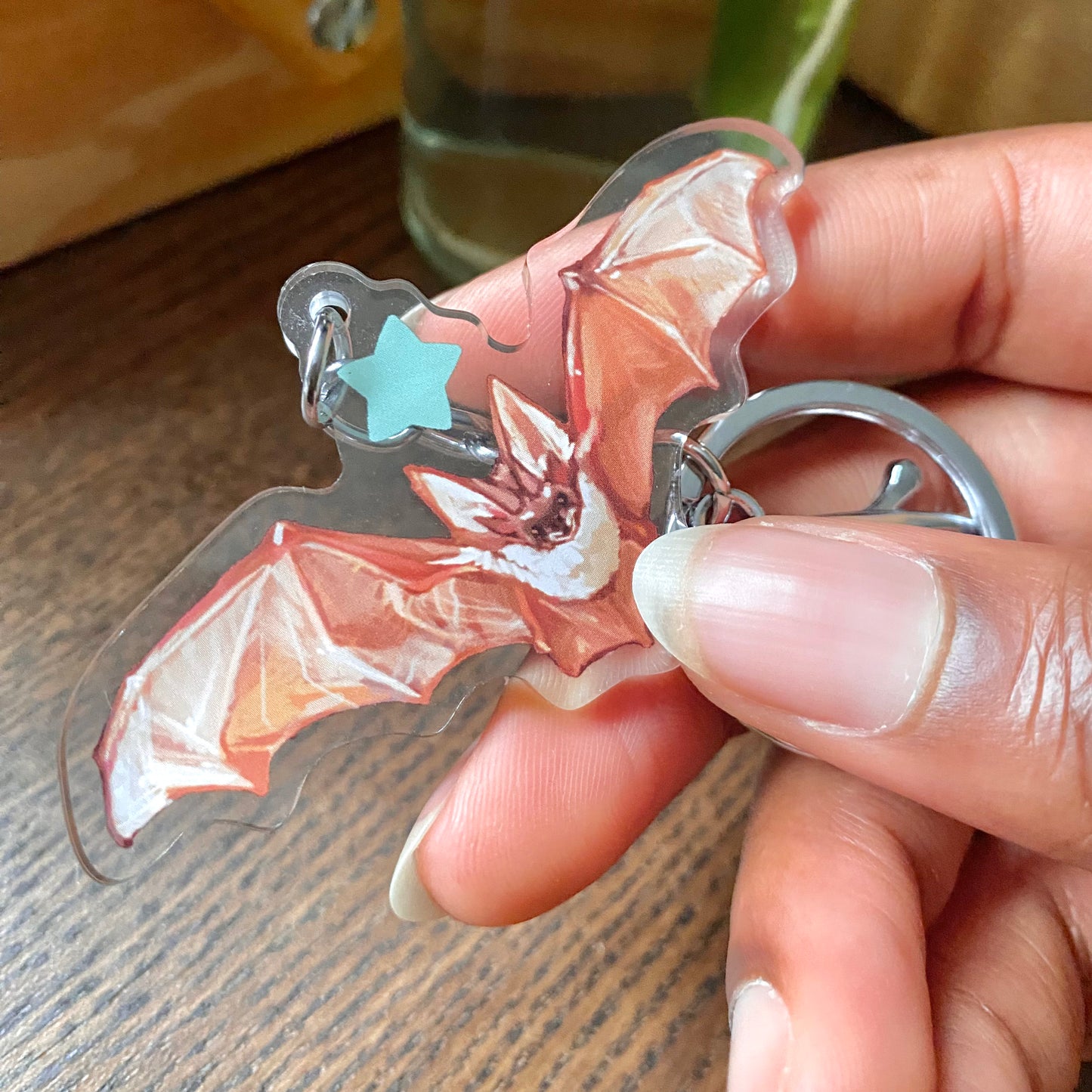 "Battie" Acrylic Keychain