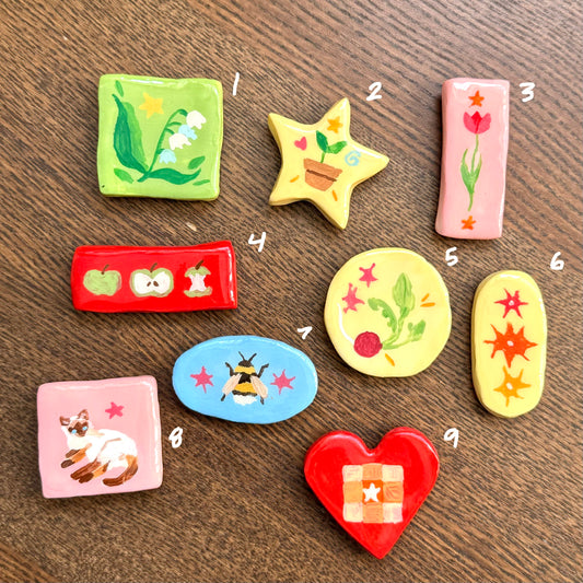 Handmade Clay Magnets