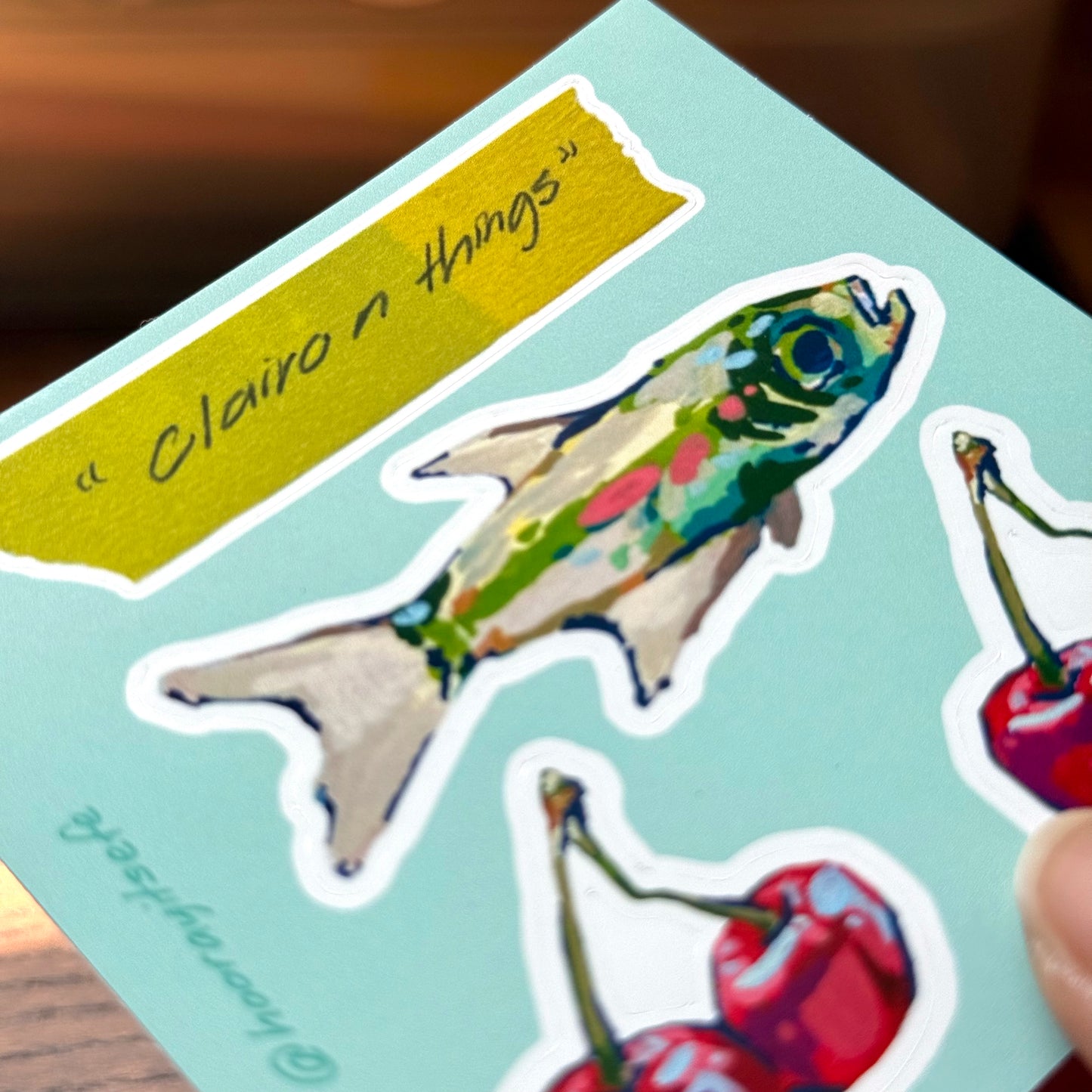 "Clairo n Things" Vinyl Sticker Sheet