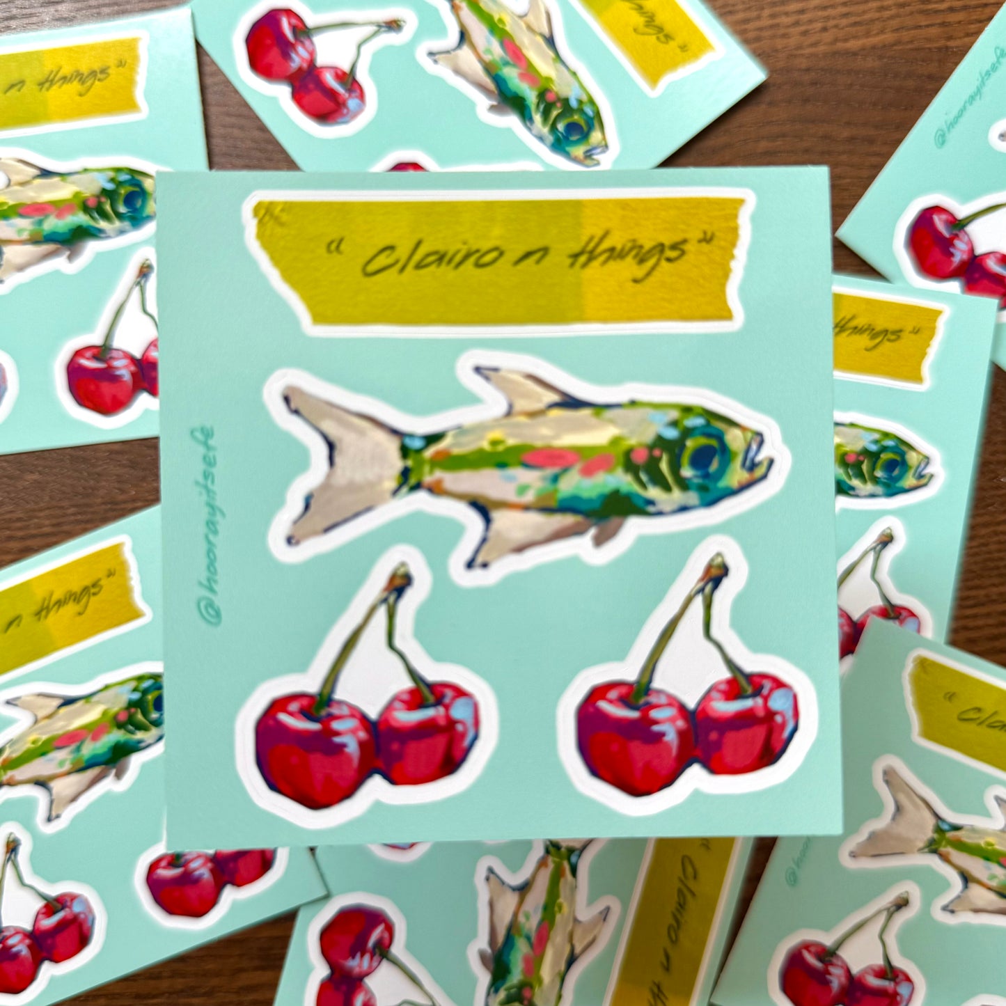 "Clairo n Things" Vinyl Sticker Sheet