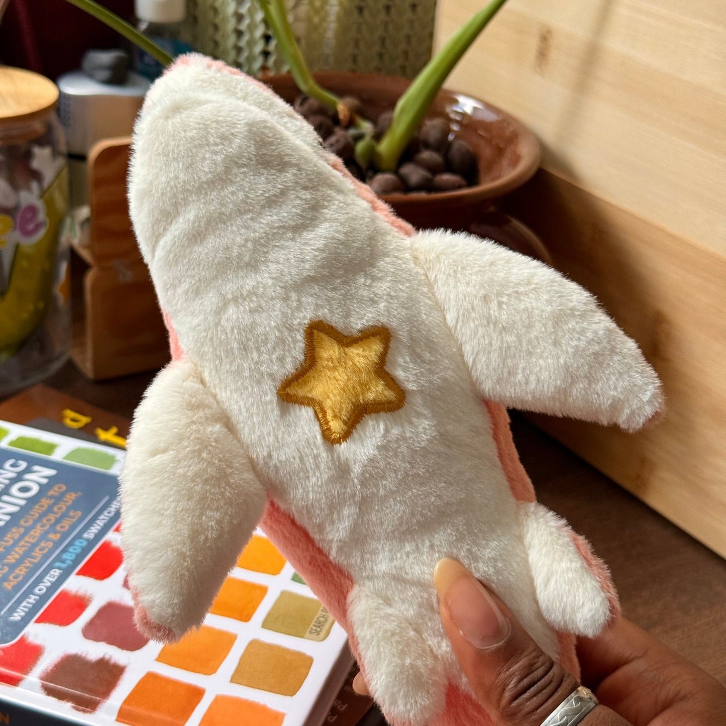 Pêche the Peach Shark Plushie