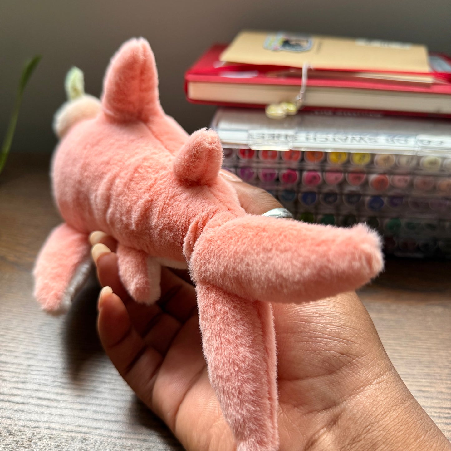 Pêche the Peach Shark Plushie