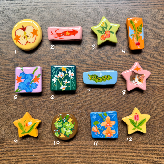 Handmade Clay Magnets