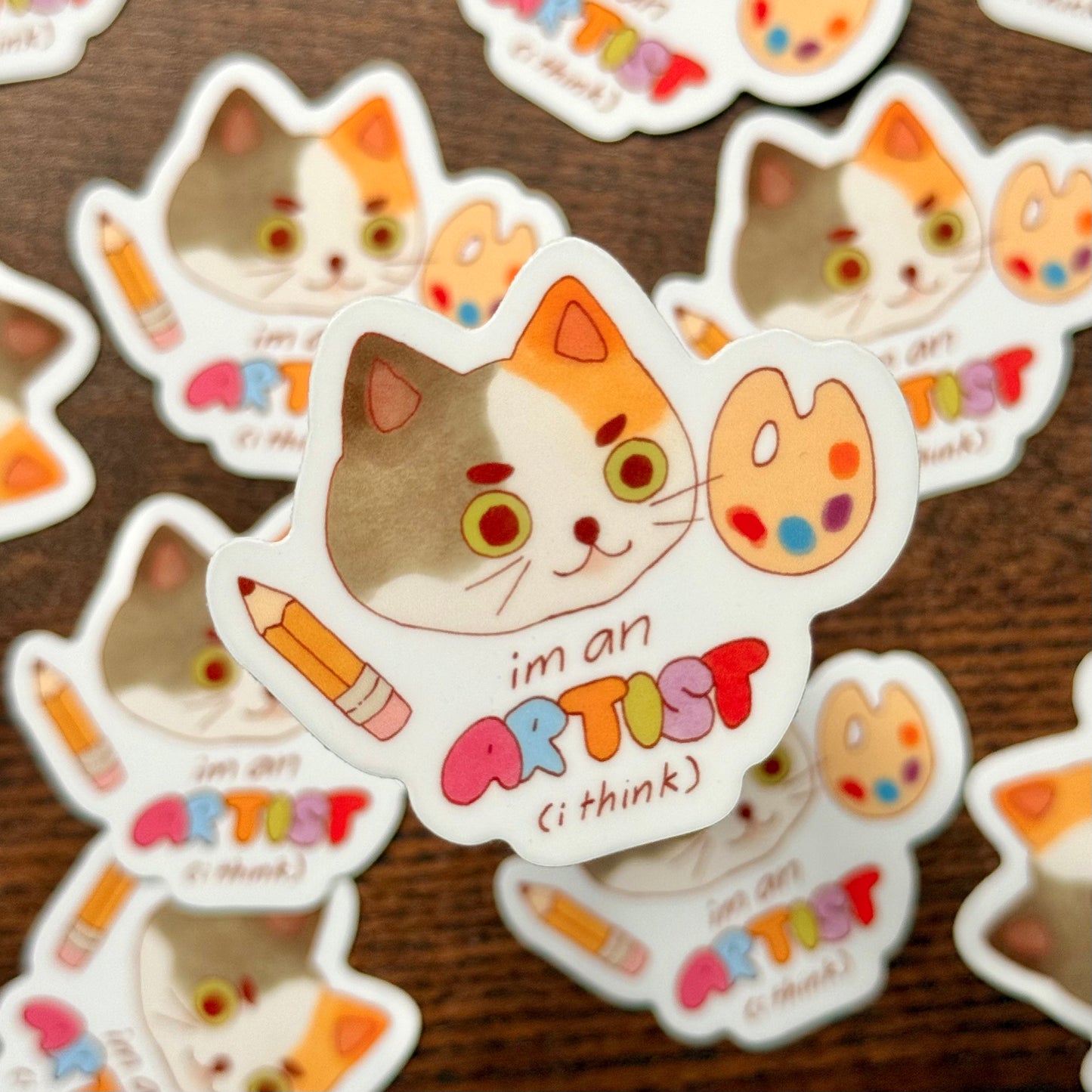 "I'm an Artist (I Think)" Vinyl Sticker