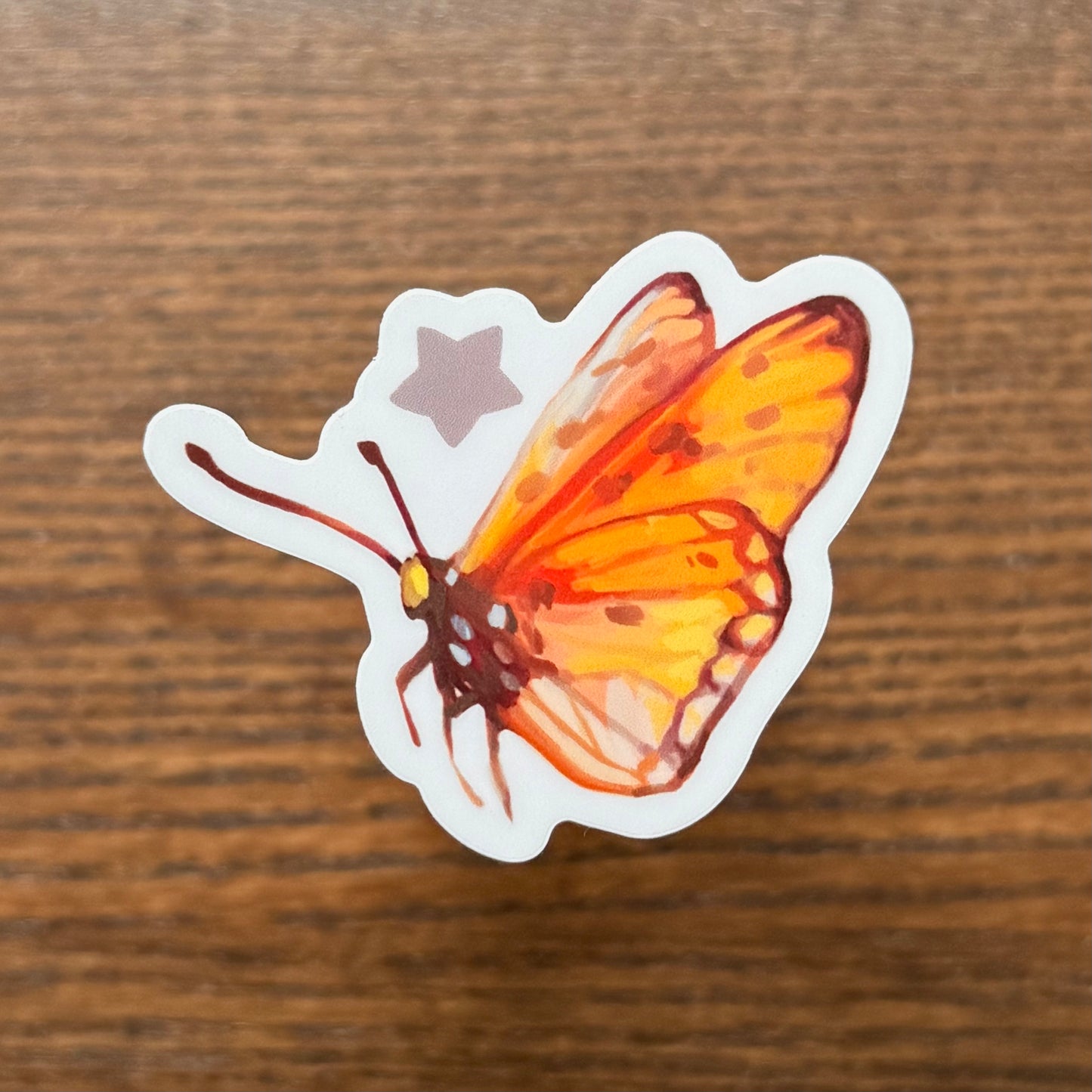 "Pollinator Power Butterfly" Vinyl Sticker