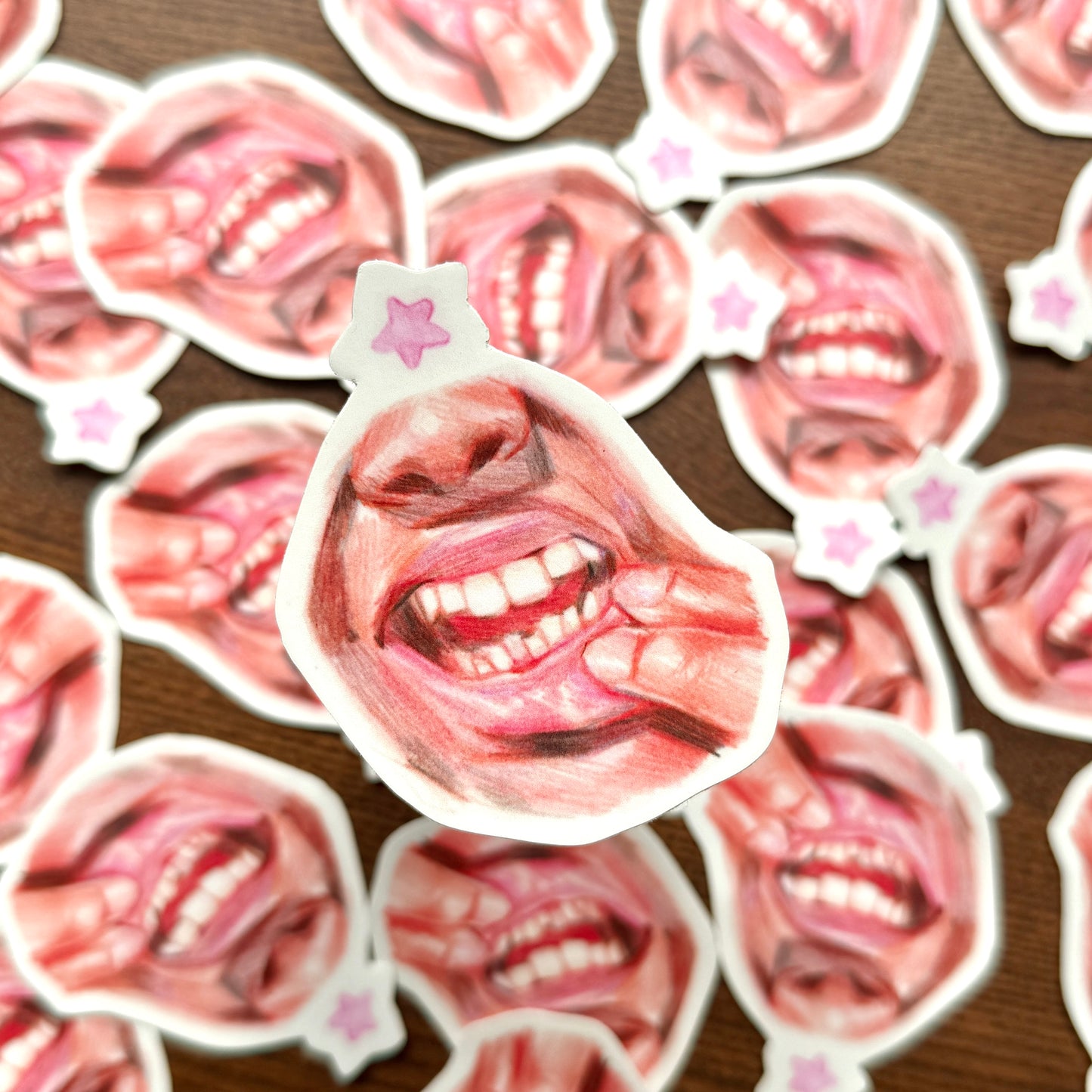 “Crooked“ Vinyl Sticker