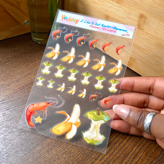 "I Like to Eat x3" Planner Stickers