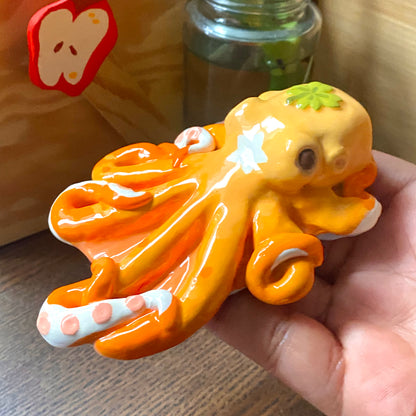 "Octo of Luck" Polymer Clay Figurine