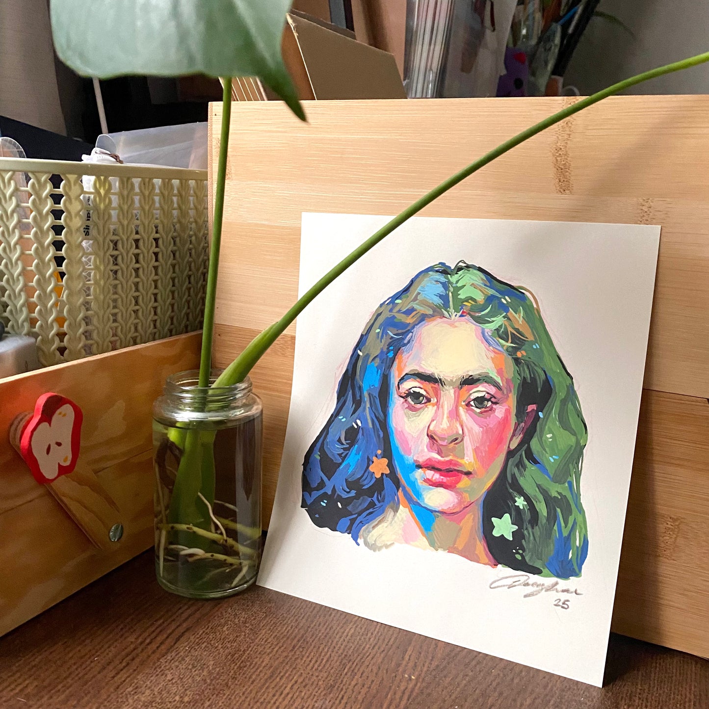 "Sea Moss" Paint Marker Illustration (Original Artwork)