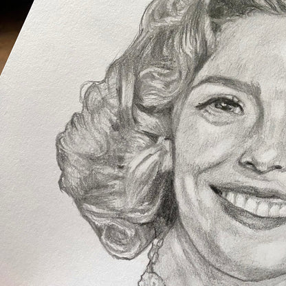 "Wanda Minus Vision" Pencil Illustration (Original Artwork)