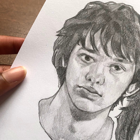 "Rodrick (?) and Rodrick" Pencil Illustration (Original Artwork)