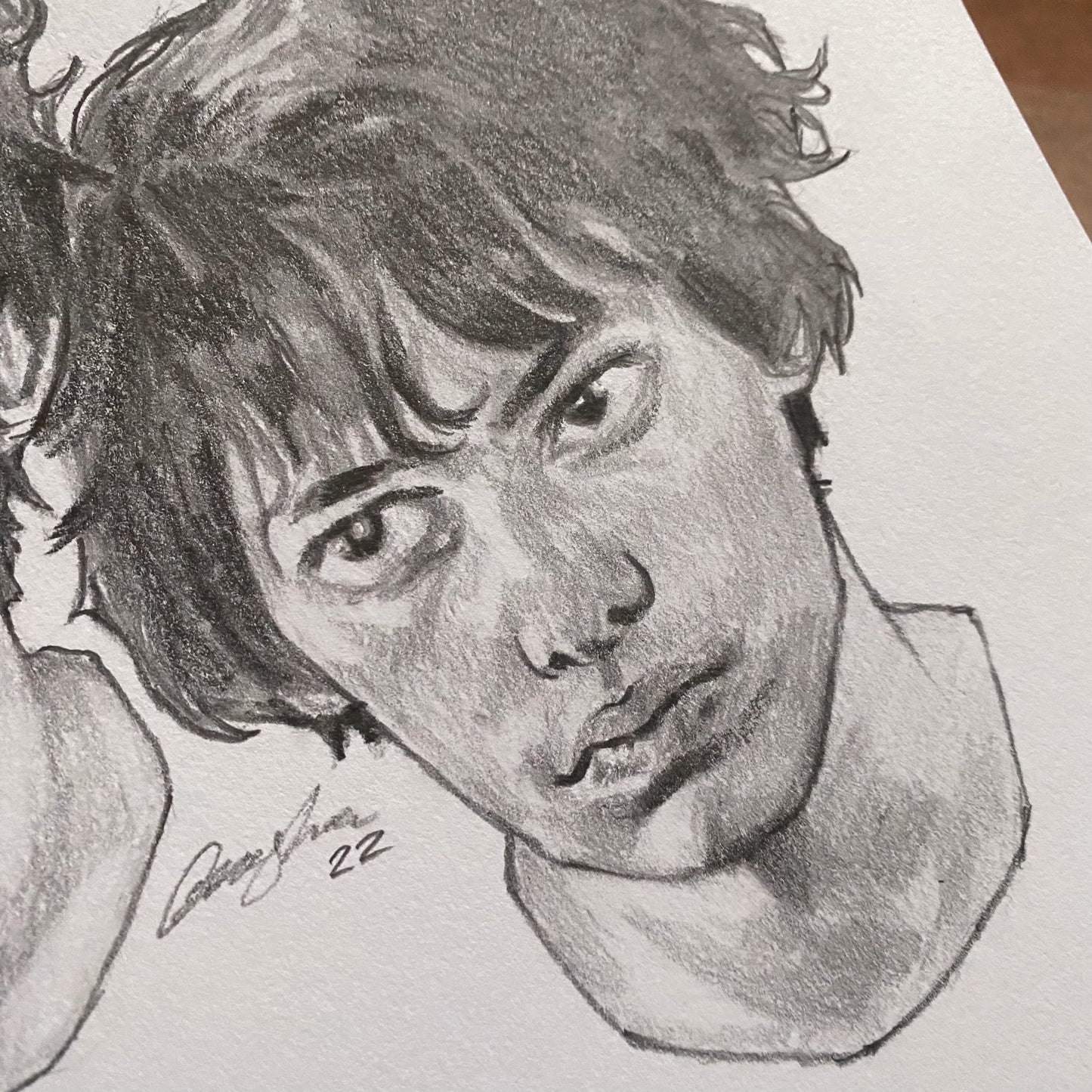"Rodrick (?) and Rodrick" Pencil Illustration (Original Artwork)