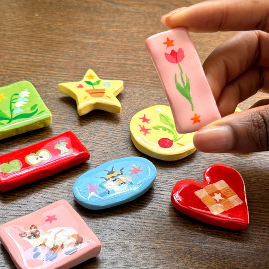 Handmade Clay Magnets