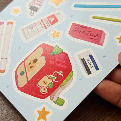 "Art Date" Vinyl Sticker Sheet