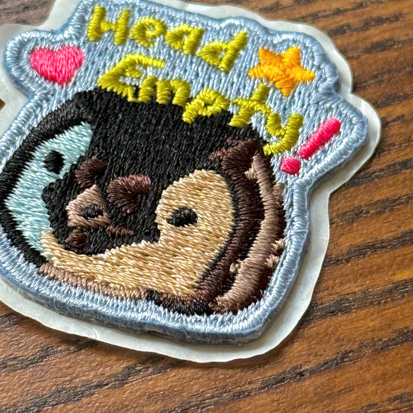 "Head Empty" Embroidered Patch
