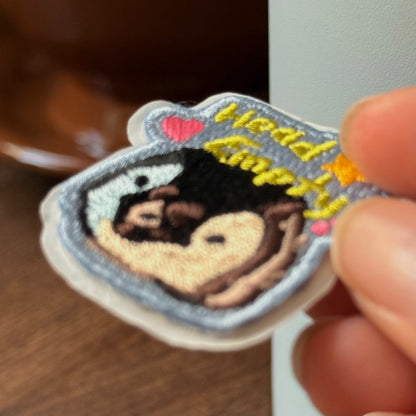 "Head Empty" Embroidered Patch