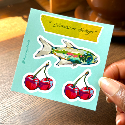 "Clairo n Things" Vinyl Sticker Sheet