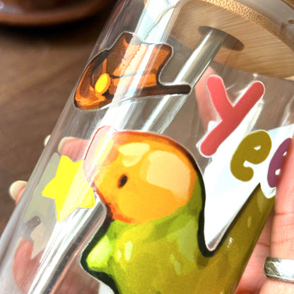"1 Inch Yeehaw" Can-Shaped Glassware
