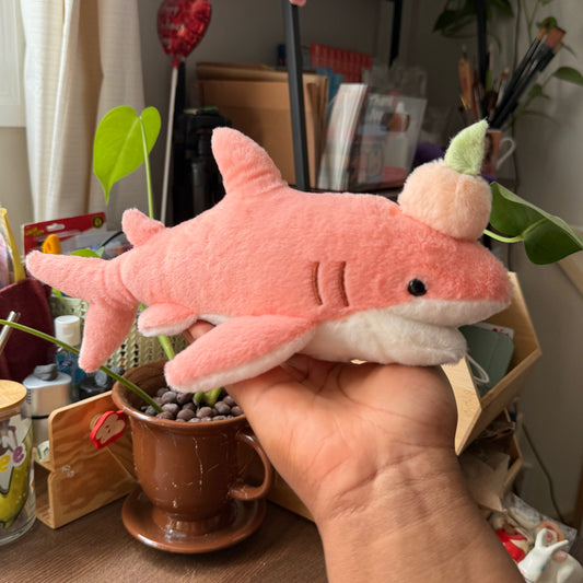 Pêche the Peach Shark Plushie